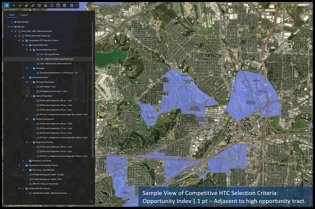 TDHCA 2026 QAP GIS Feature Set