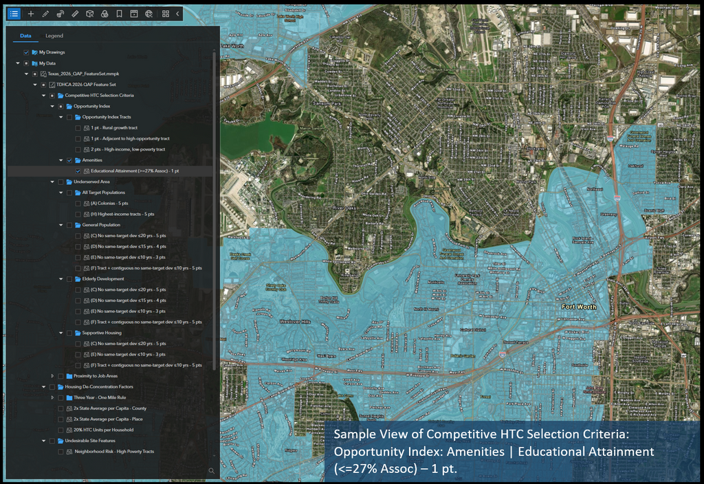 TDHCA 2026 QAP GIS Feature Set