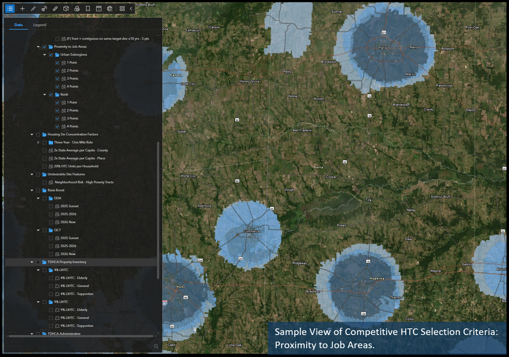 TDHCA 2026 QAP GIS Feature Set