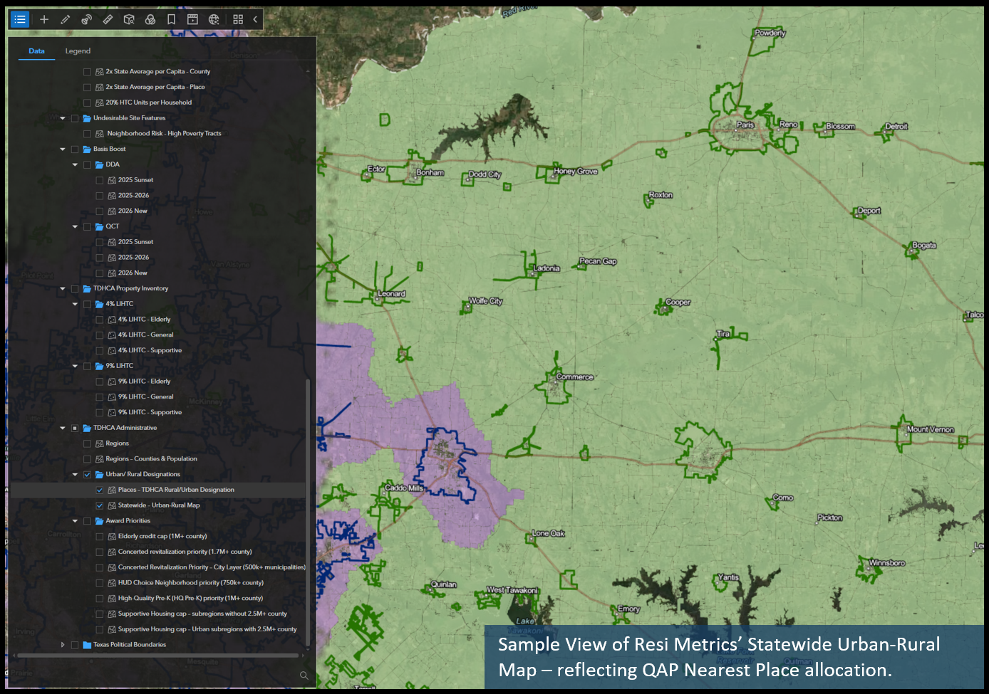 TDHCA 2026 QAP GIS Feature Set
