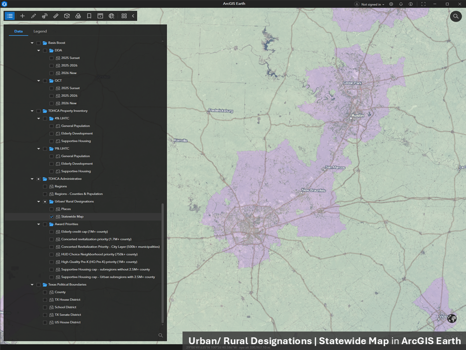 TDHCA 2026 QAP GIS Feature Set