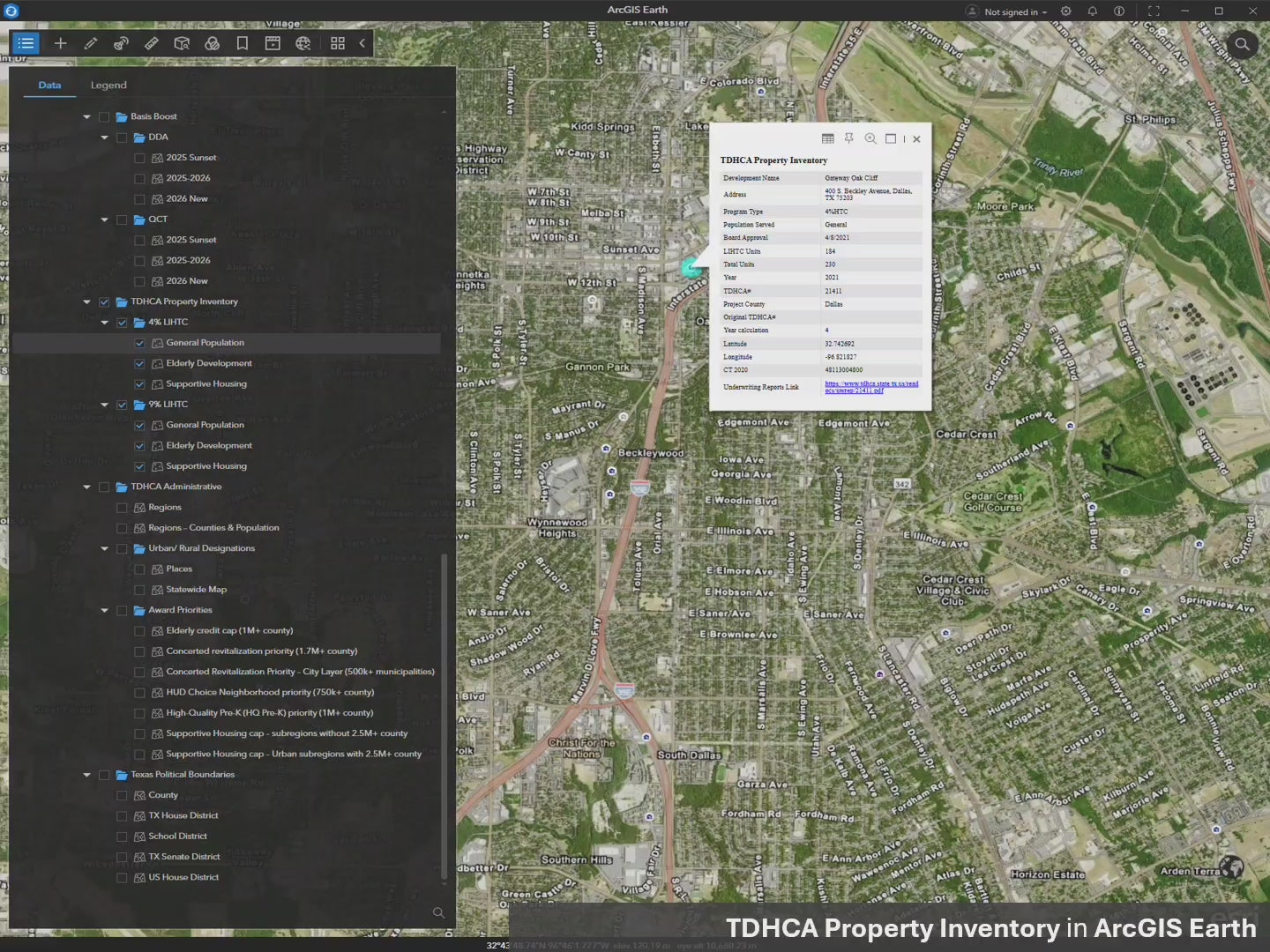 TDHCA 2026 QAP GIS Feature Set